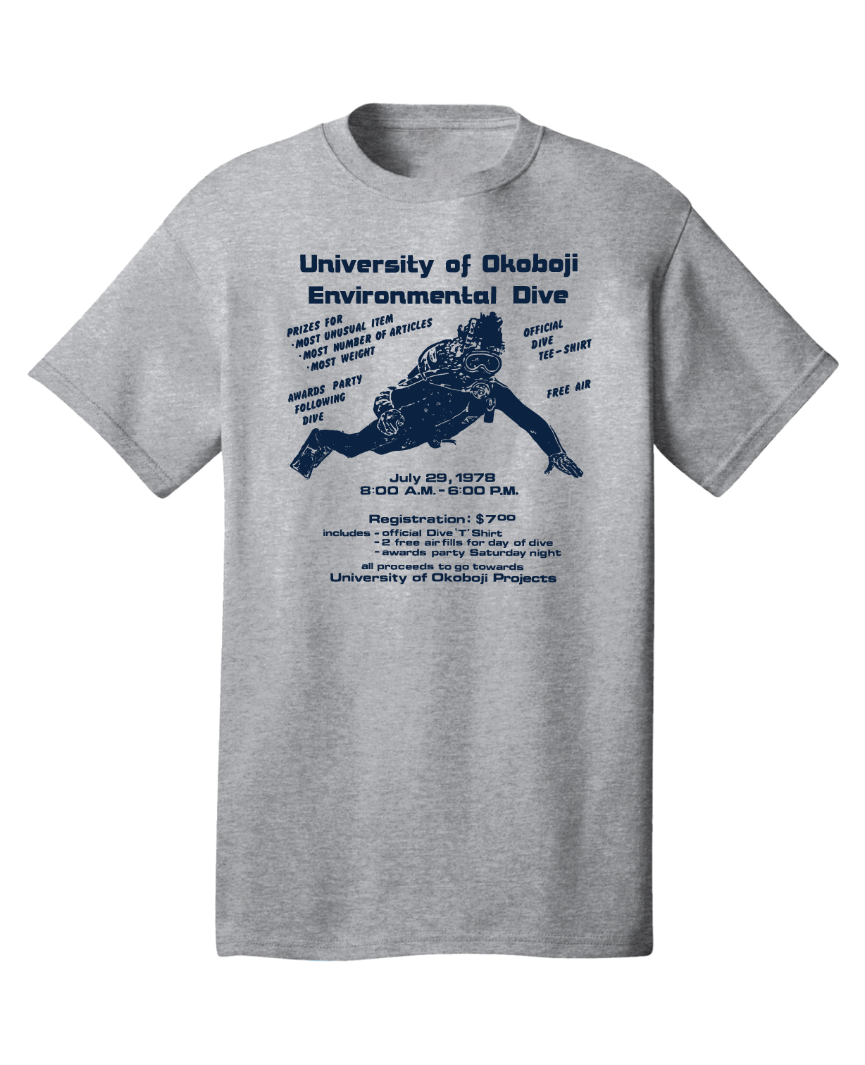 U of O *Throwback Collection* Dive Tee