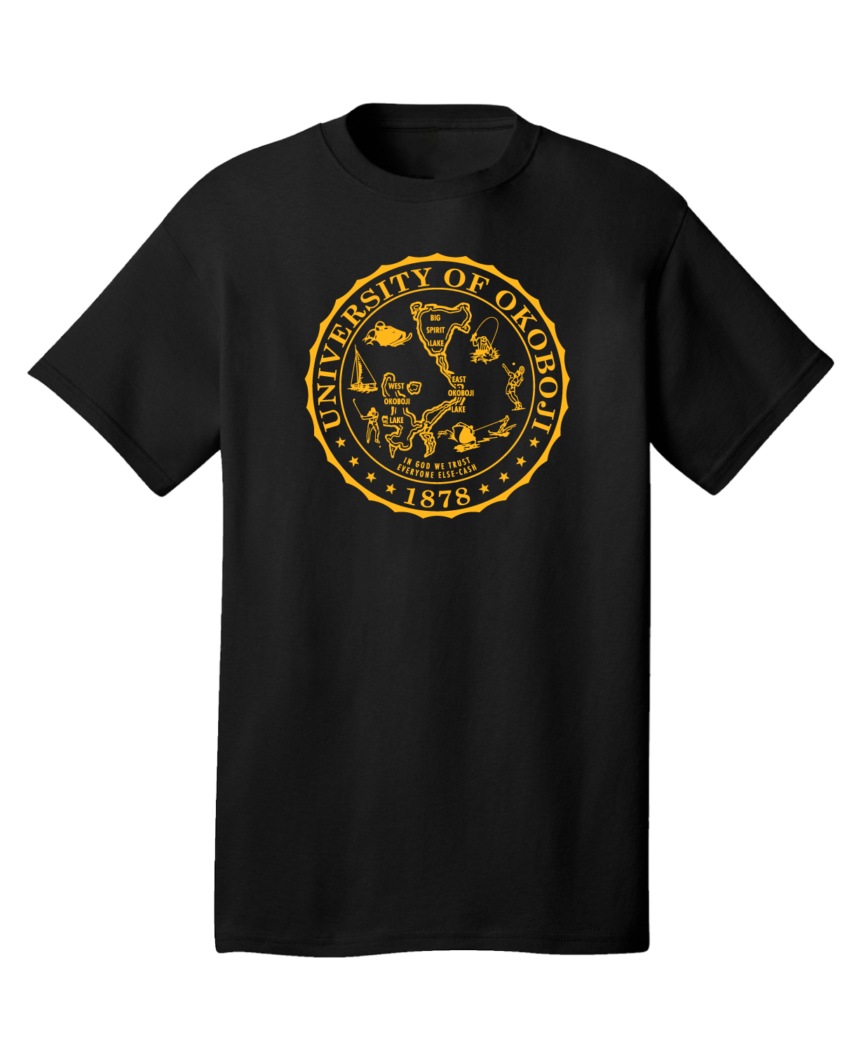 University of Okoboji Solo Gold Crest Tee