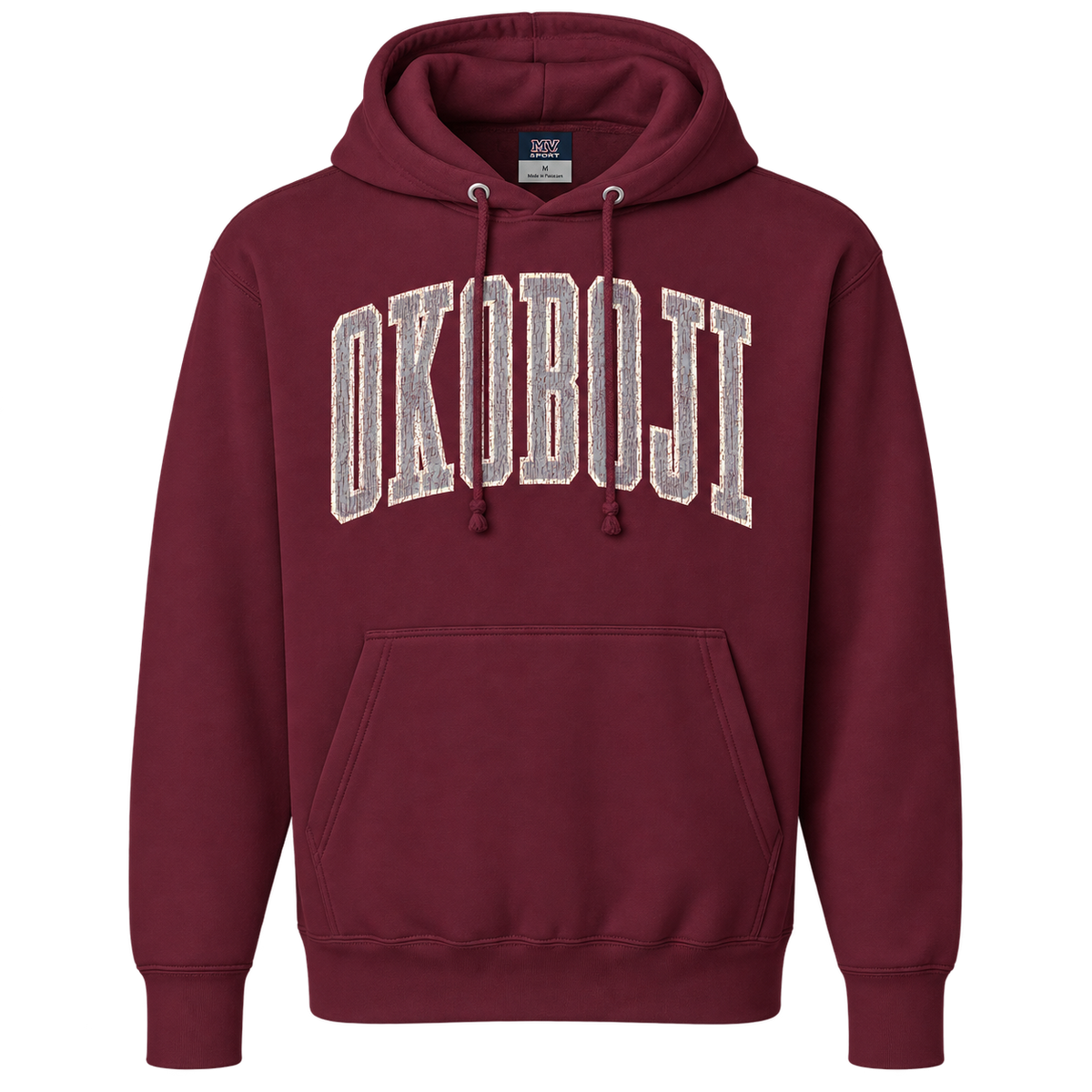 Vintage Okoboji Maroon Hood