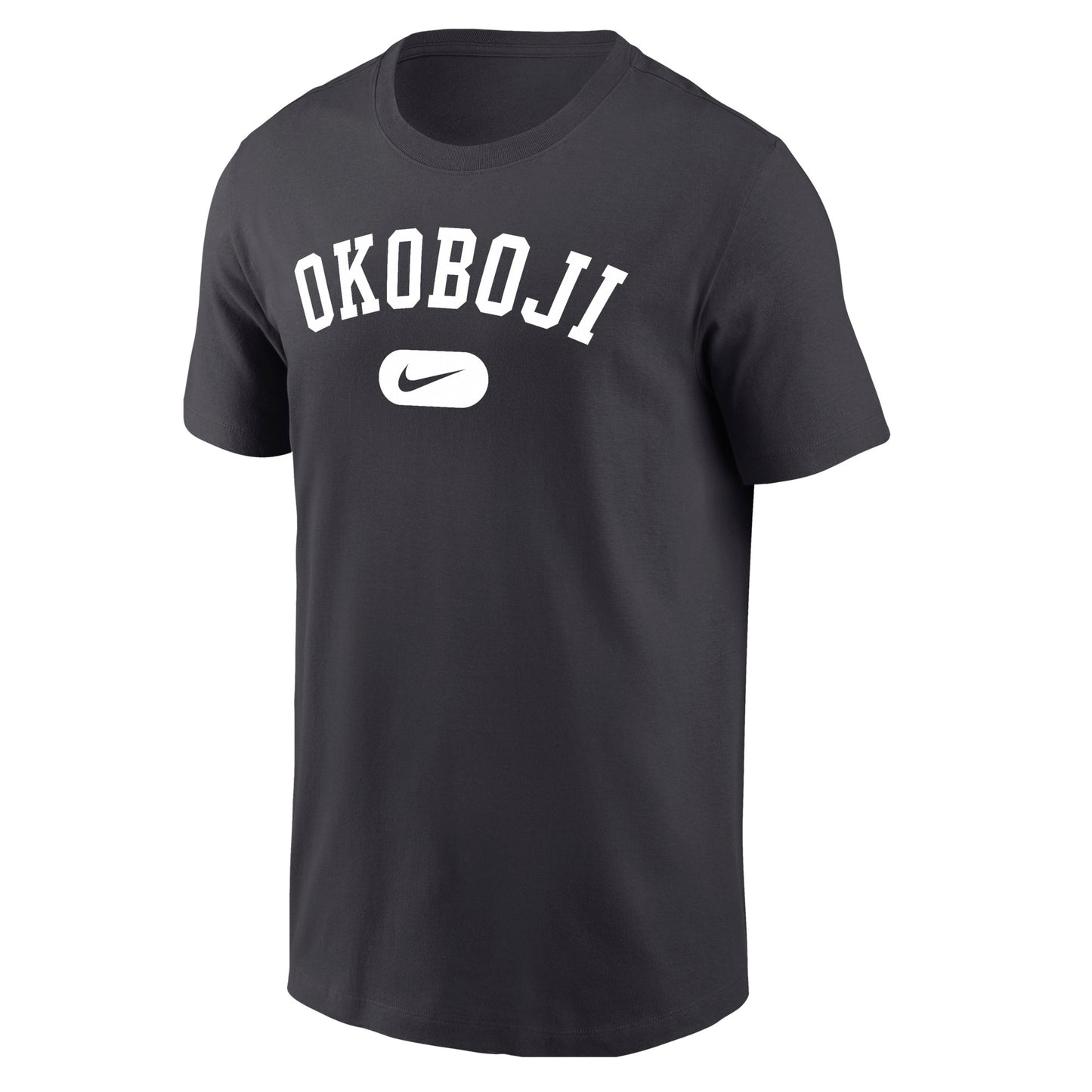 Okoboji SWOOSH Core Cotton Short Sleeve Tee - Anthracite