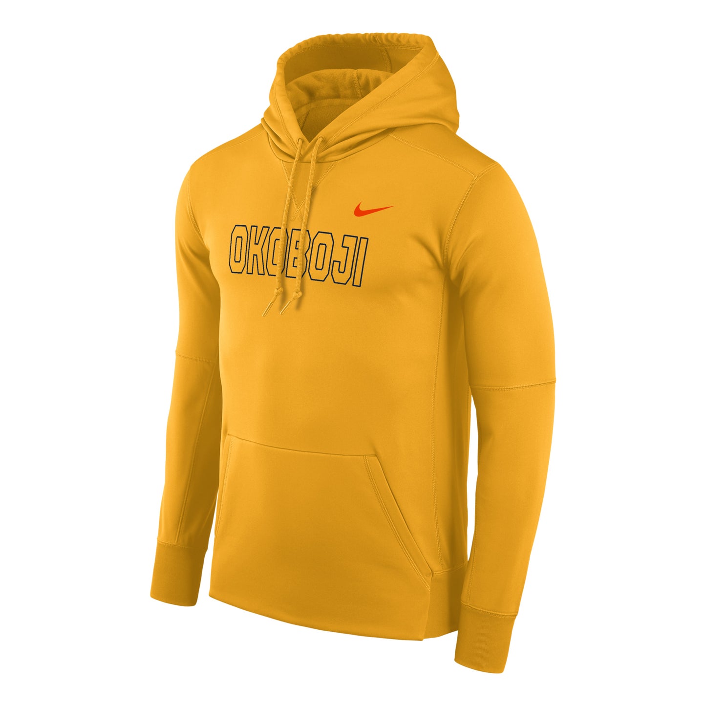 O-K-O-B-O-J-I Nike Therma Hoodie - Yellow