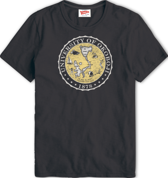 University of Okoboji Crest Rec. Tee - Black