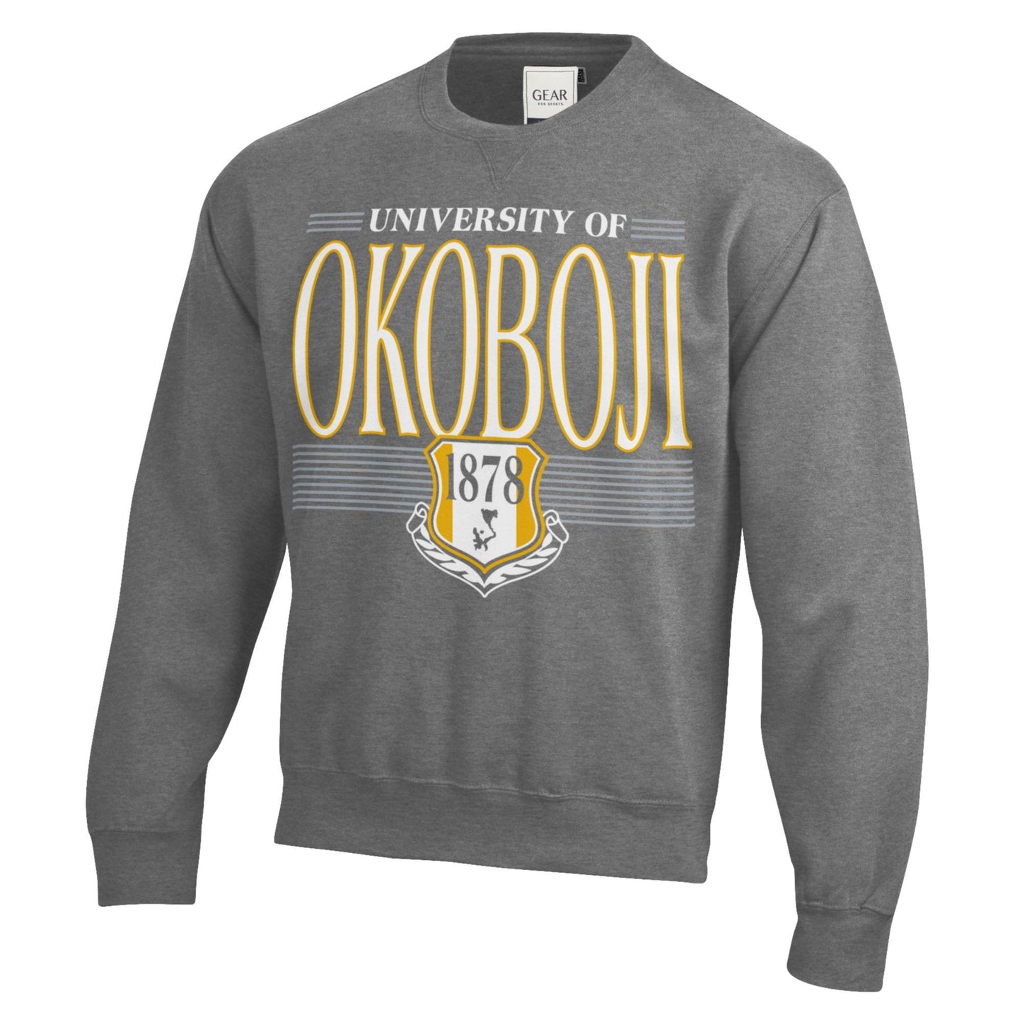 University of Okoboji Shield Crew - Charcoal