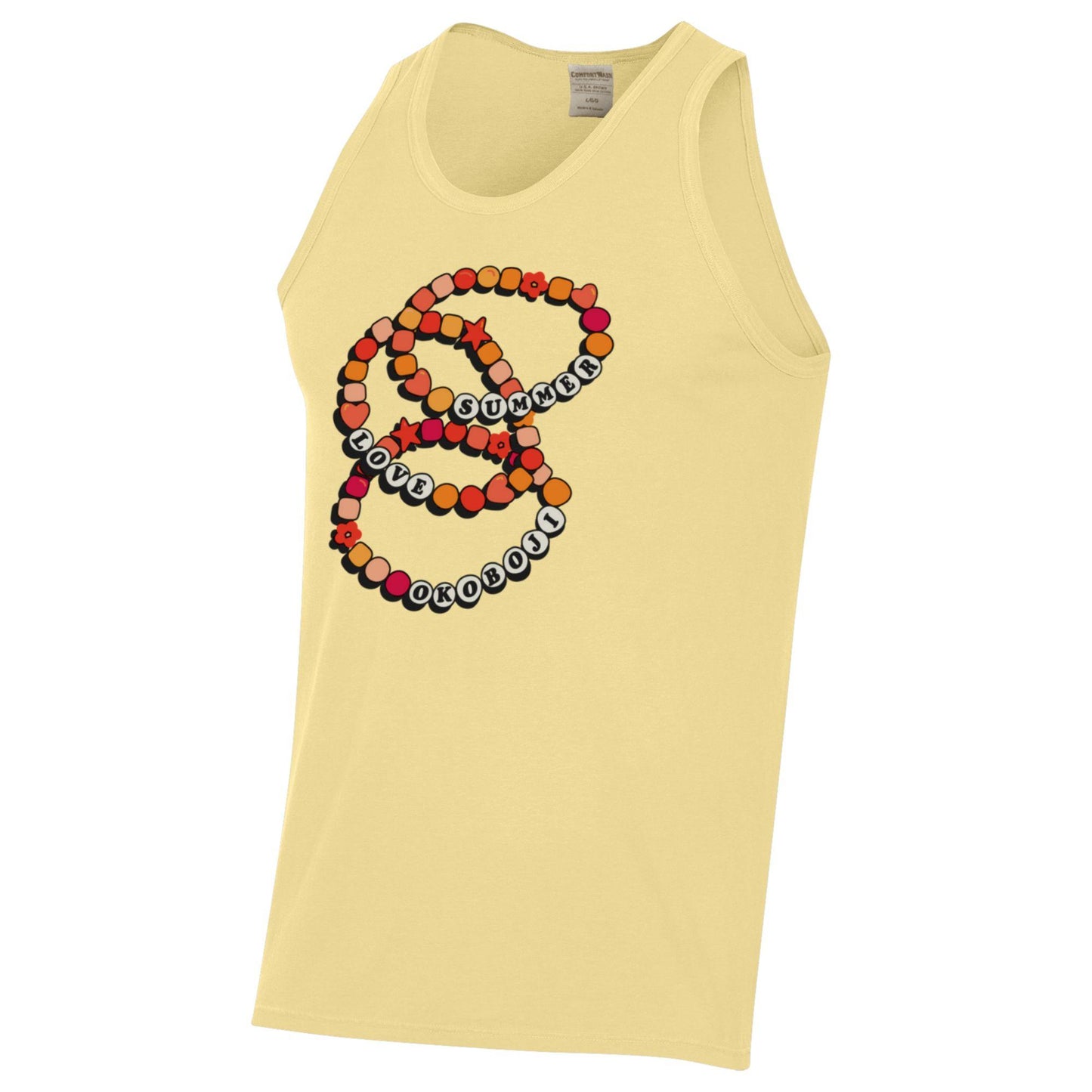 Okoboji Friendship Bracelet (Unisex)Tank - Yellow