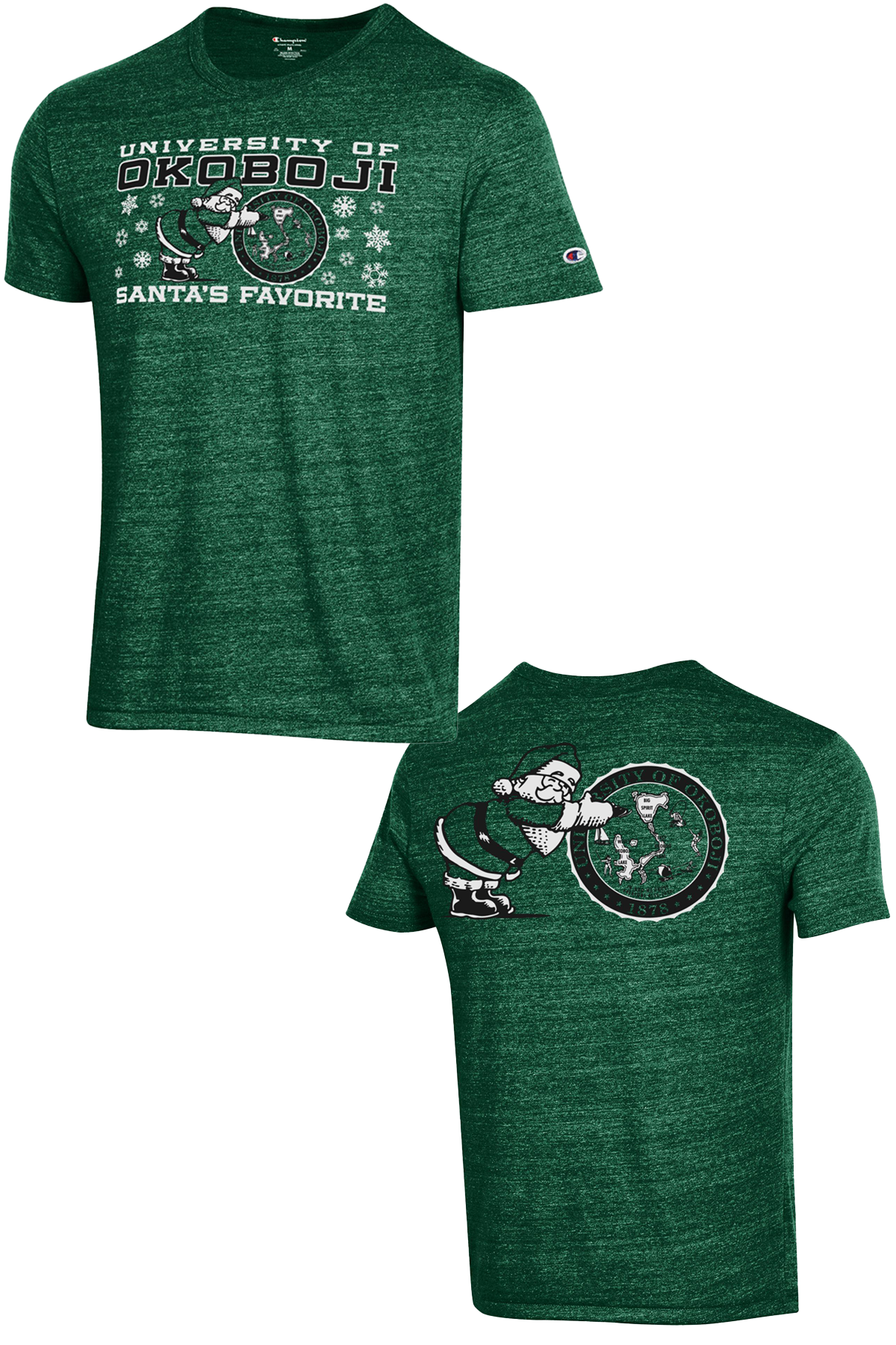 Santa's Favorite Okoboji Tee