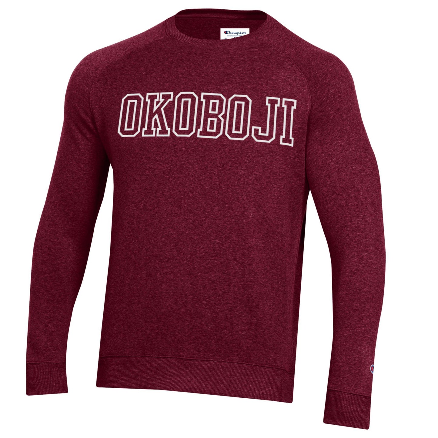 OKOBOJI TRIUMPH FLEECE CREW - Maroon