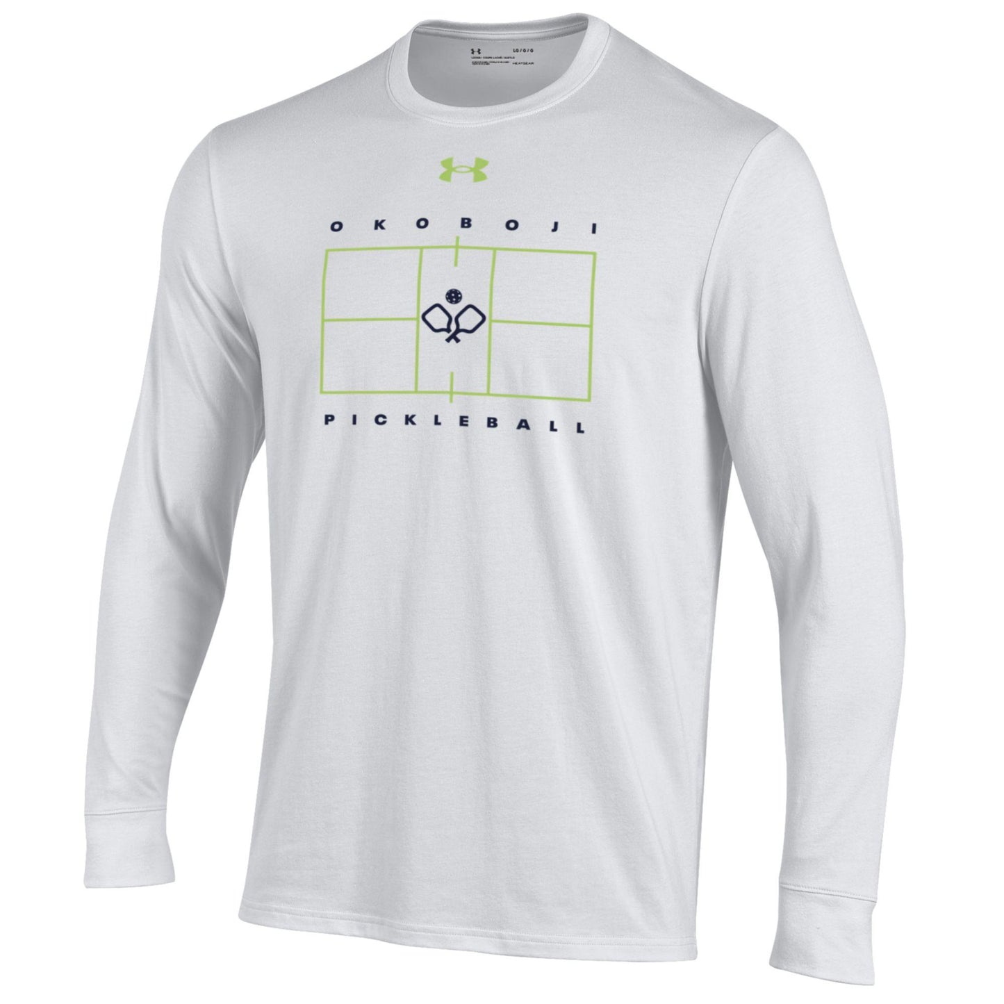 Under Armour Pickleball Long Sleeve Tee - White