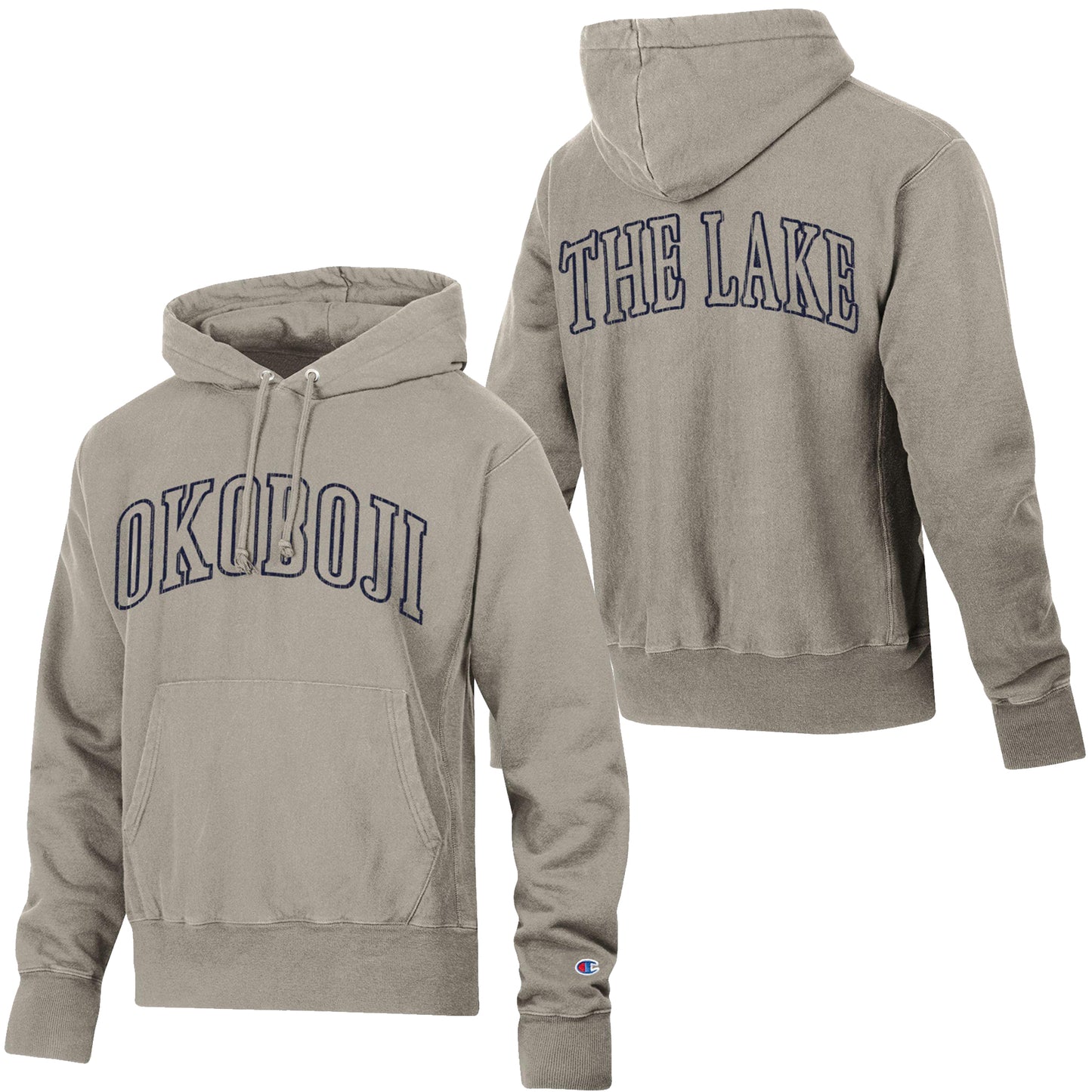 Okoboji THE LAKE GARMENT DYED HOOD
