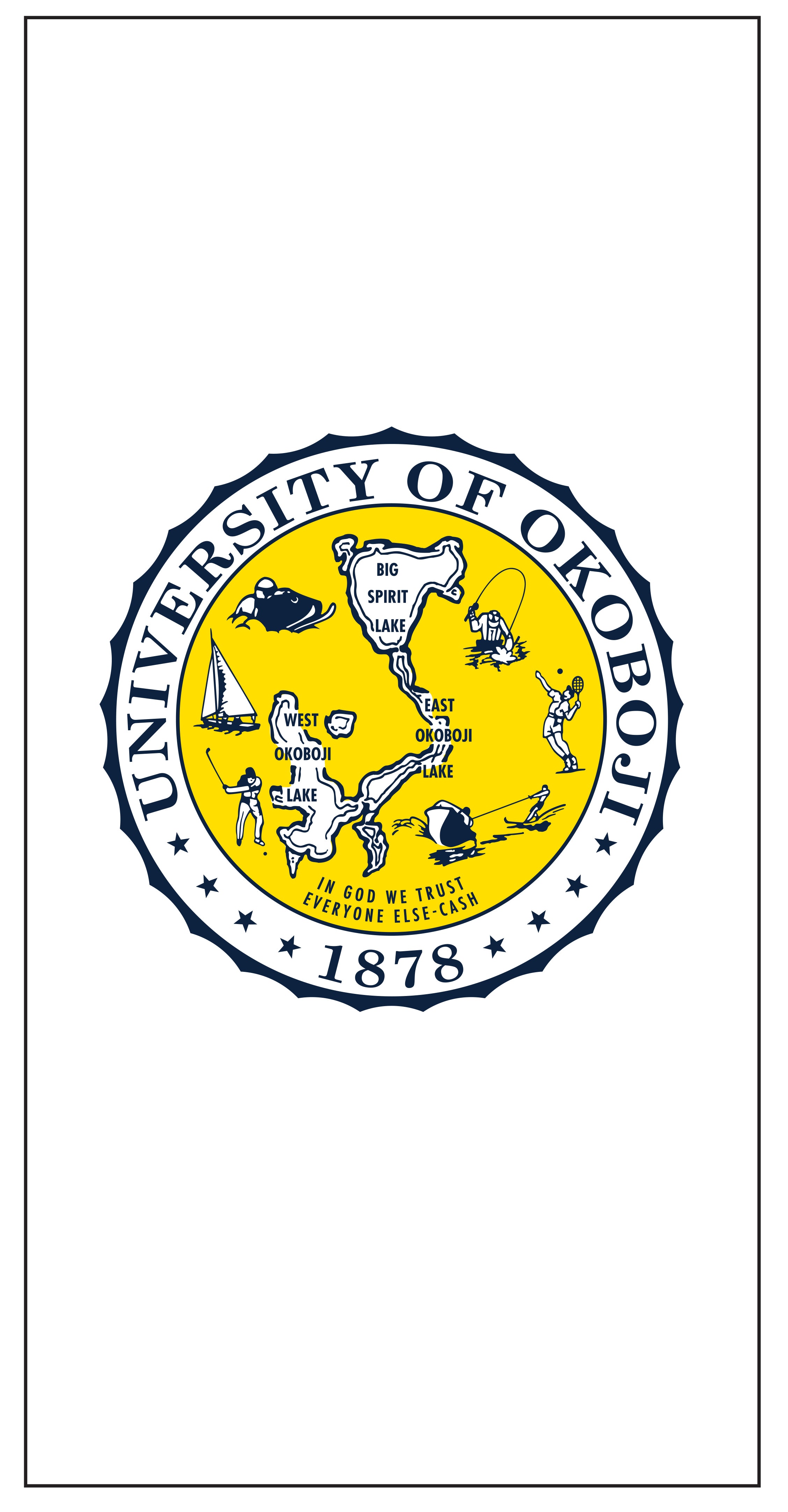 U of O Crest Beach Towel