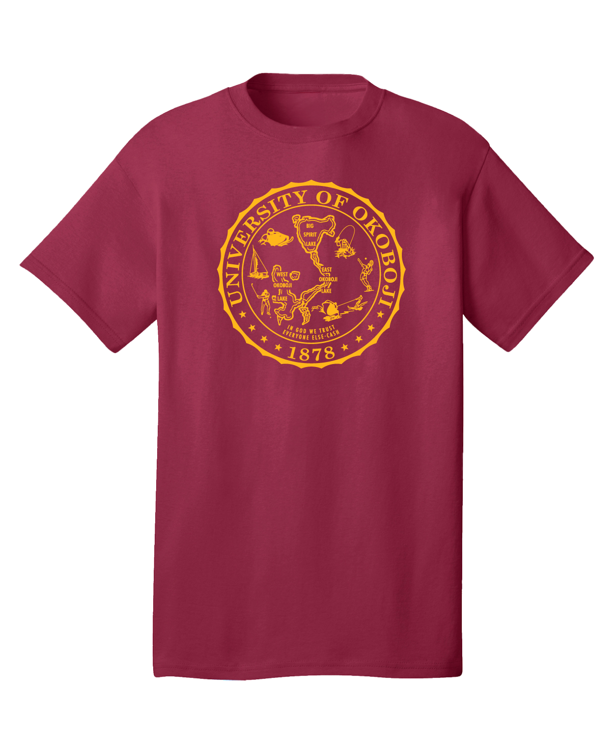 University of Okoboji Solo Gold Crest Tee