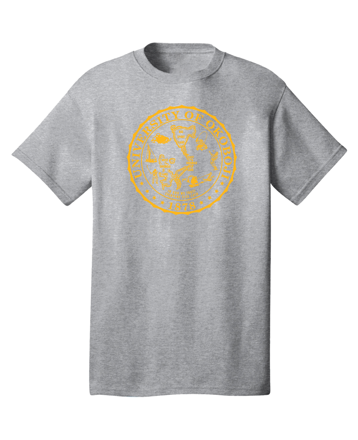 University of Okoboji Solo Gold Crest Tee