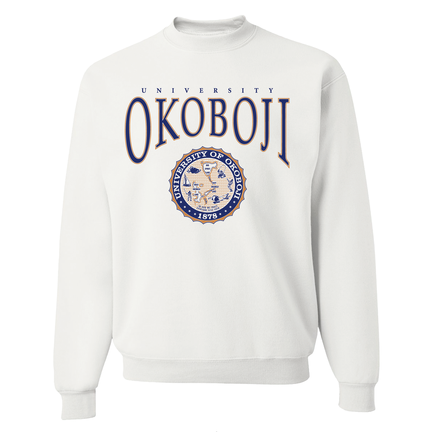 Classic University of Okoboji Crewneck Sweatshirt