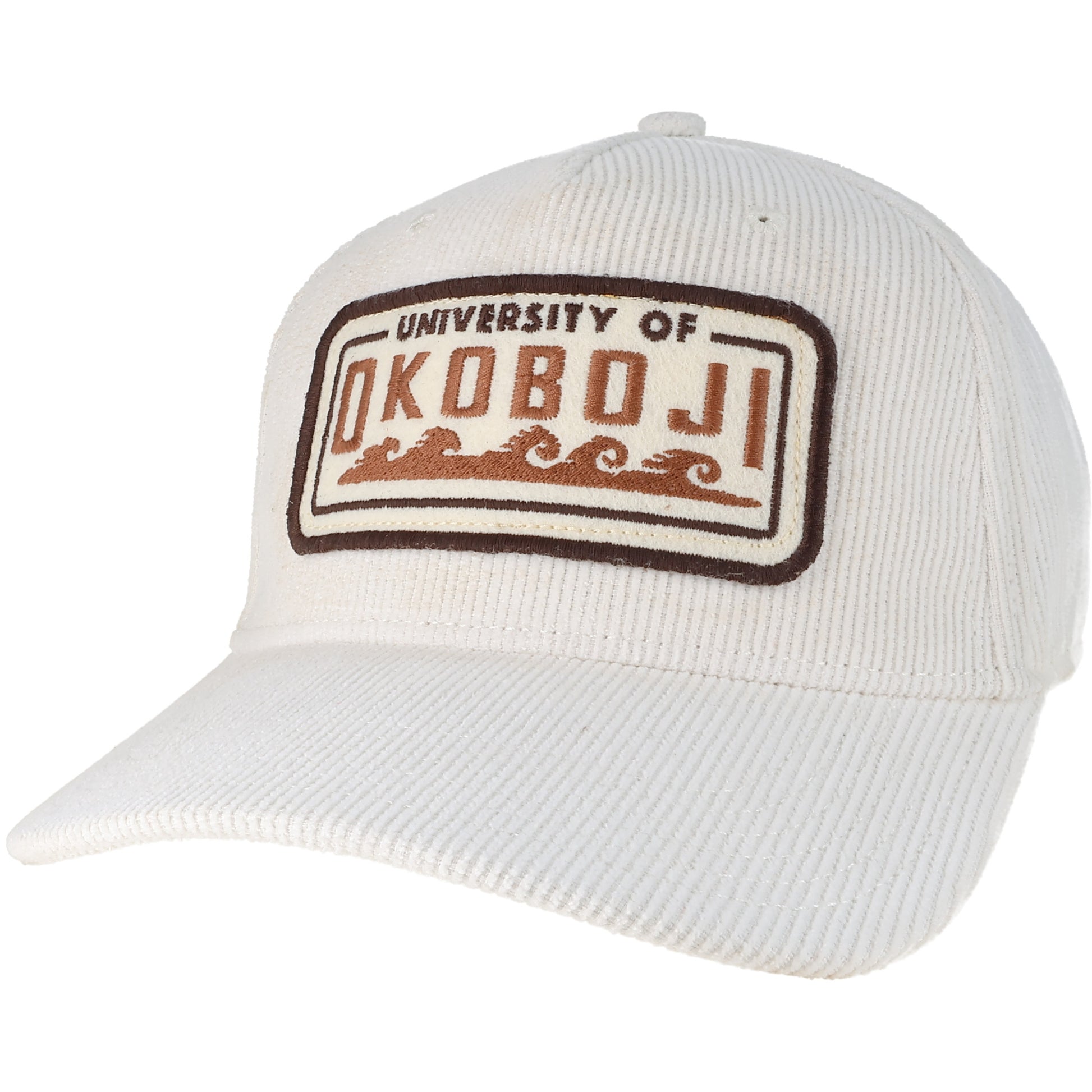Ivory corduroy Okoboji Trucker