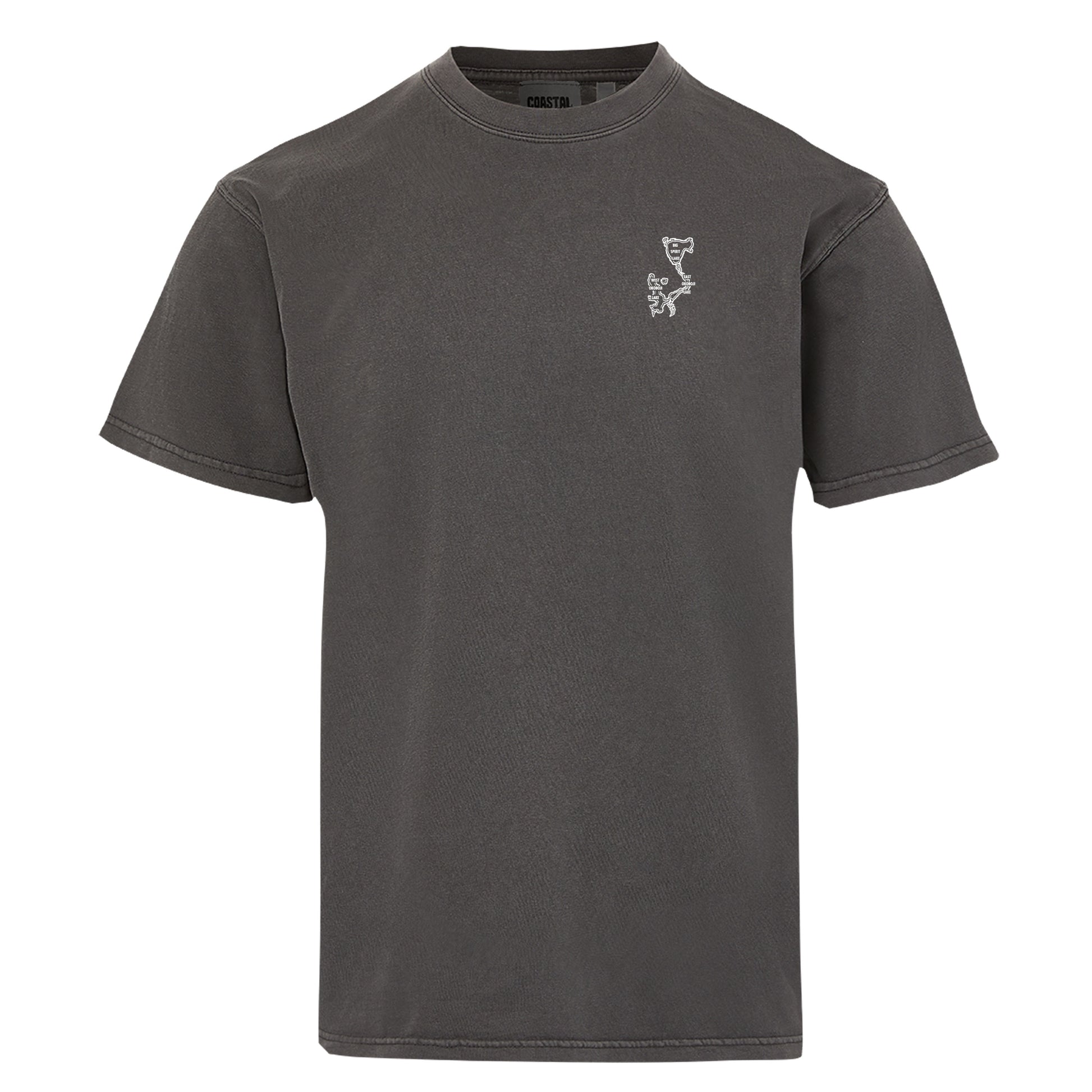 Just The Lakes Left Chest Okoboji Tee