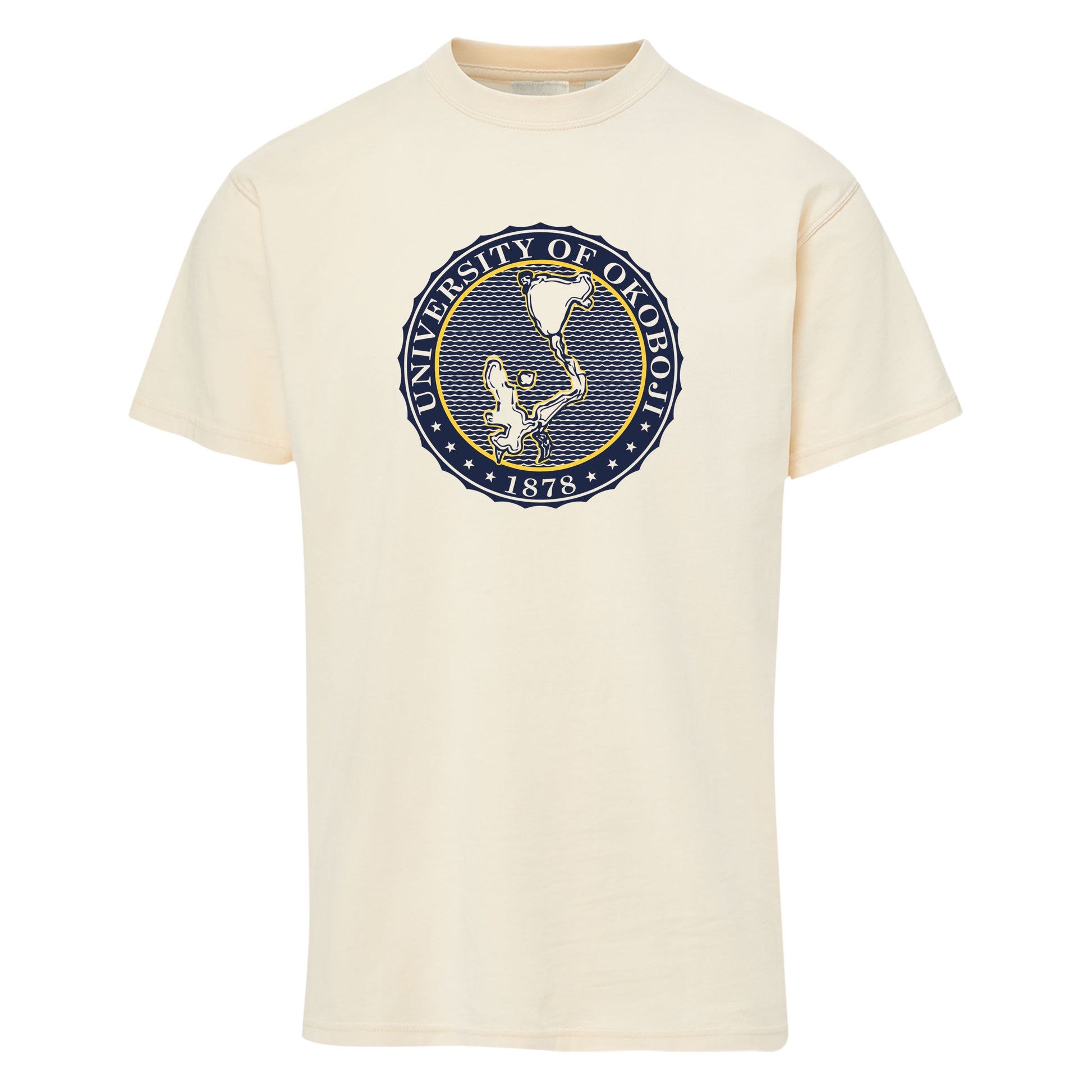 Okoboji Coastal Color  Crest Tee