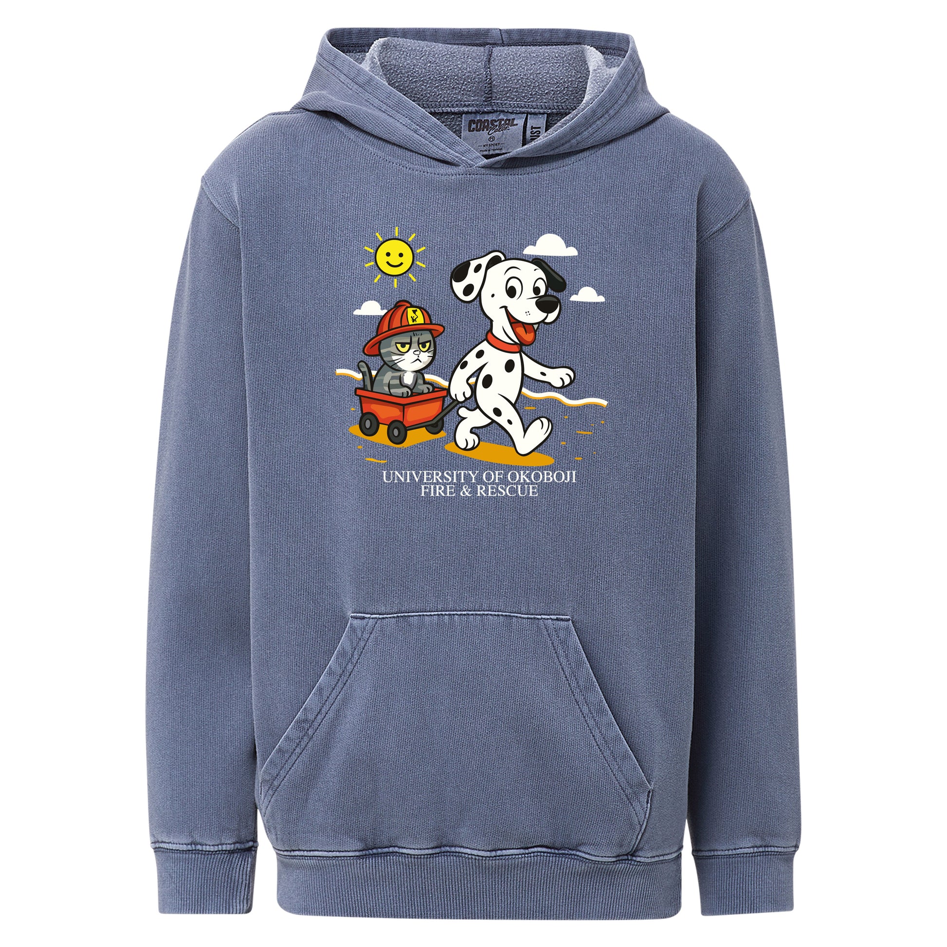 U of O Fire & Rescue Coastal Color™ Youth Hoodie - Navy