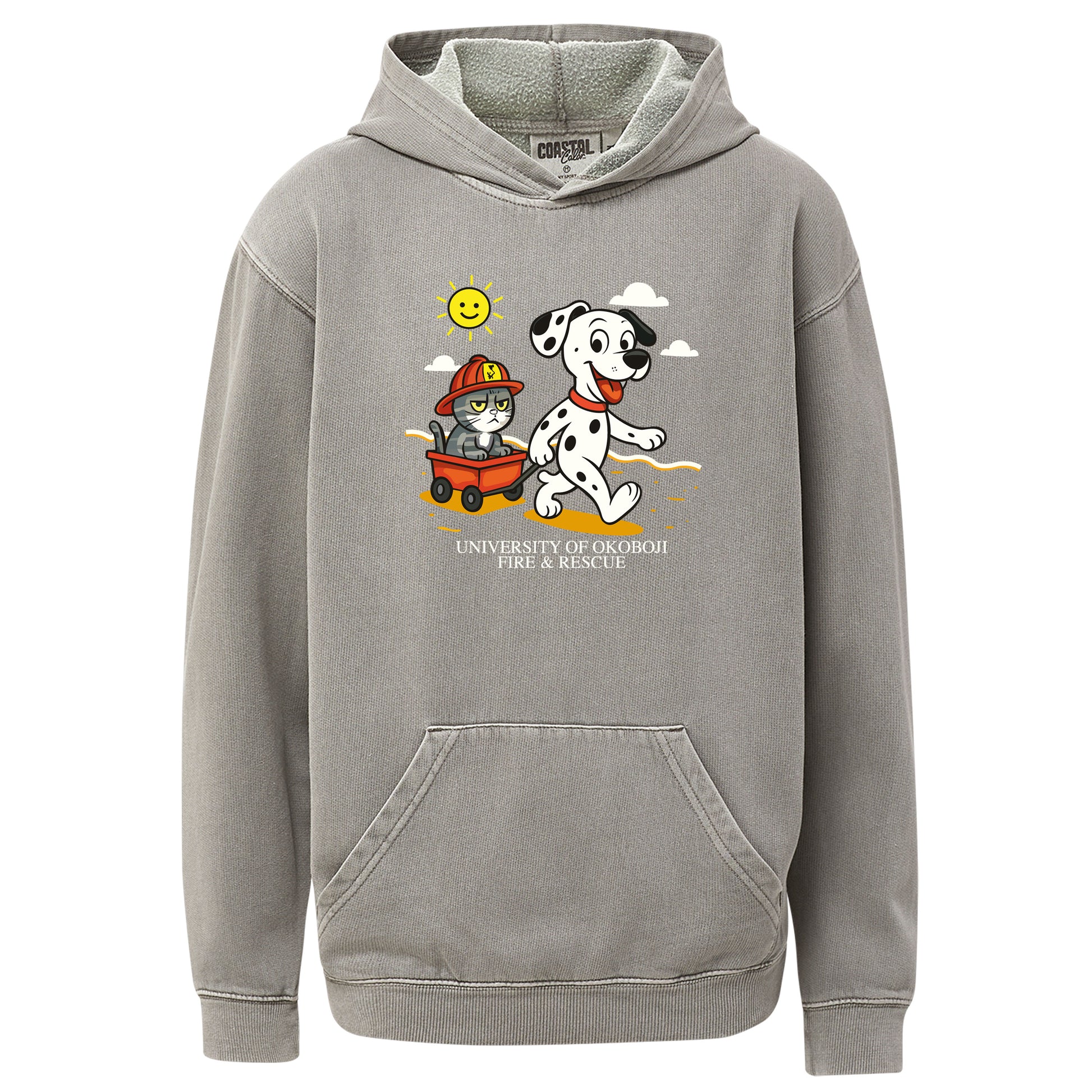 U of O Fire & Rescue Coastal Color™ Youth Hoodie - Grey