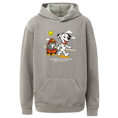 U of O Fire & Rescue Coastal Color™ Youth Hoodie - Grey