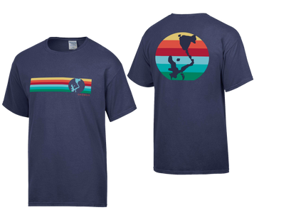 Okoboji 6 Stripe Tee