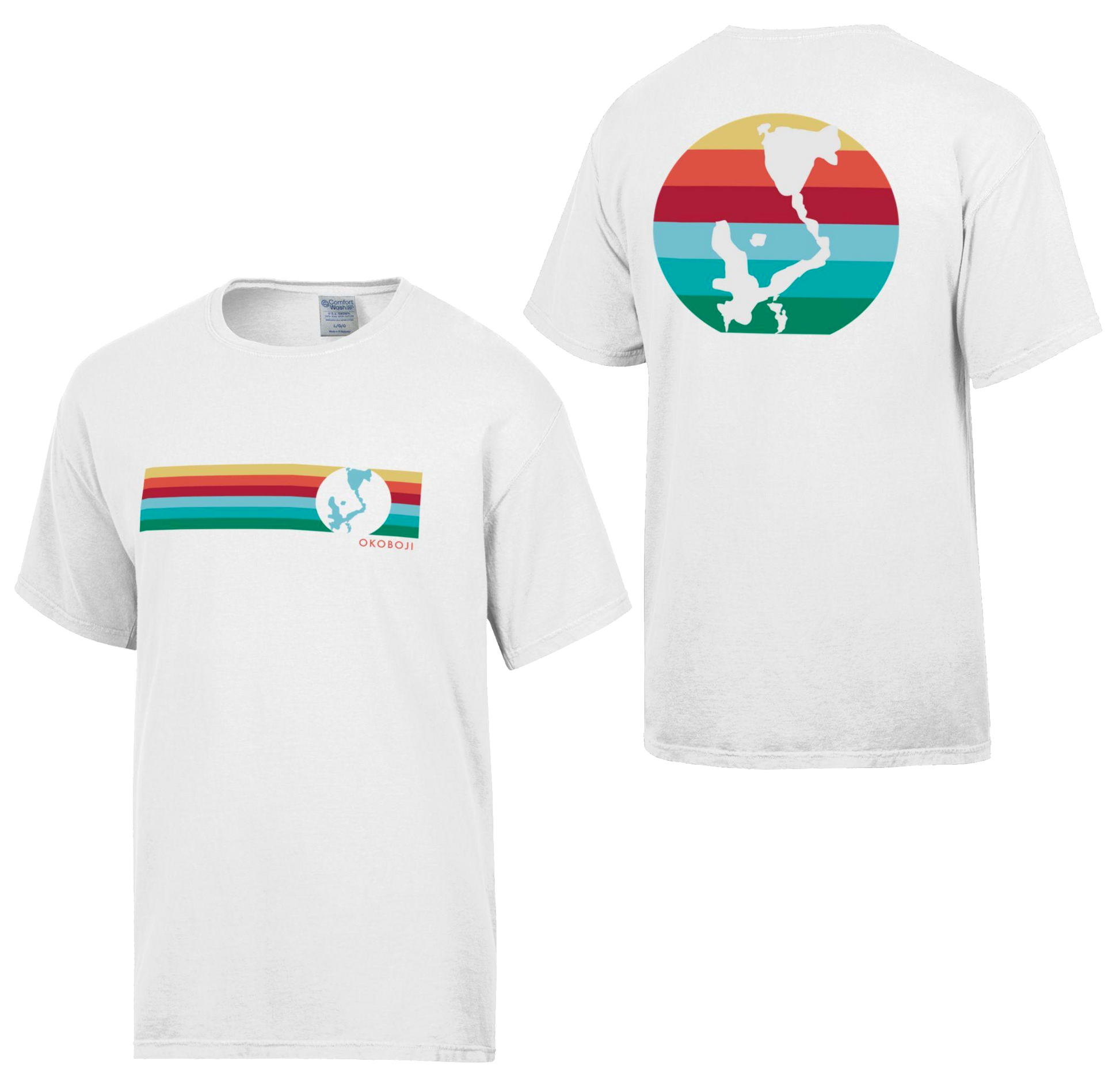 Okoboji 6 Stripe Tee