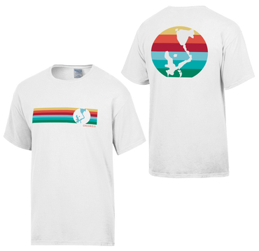 Okoboji 6 Stripe Tee