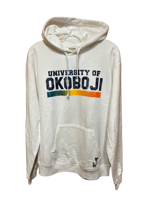 University of Okoboji Summer Fade Hood - White