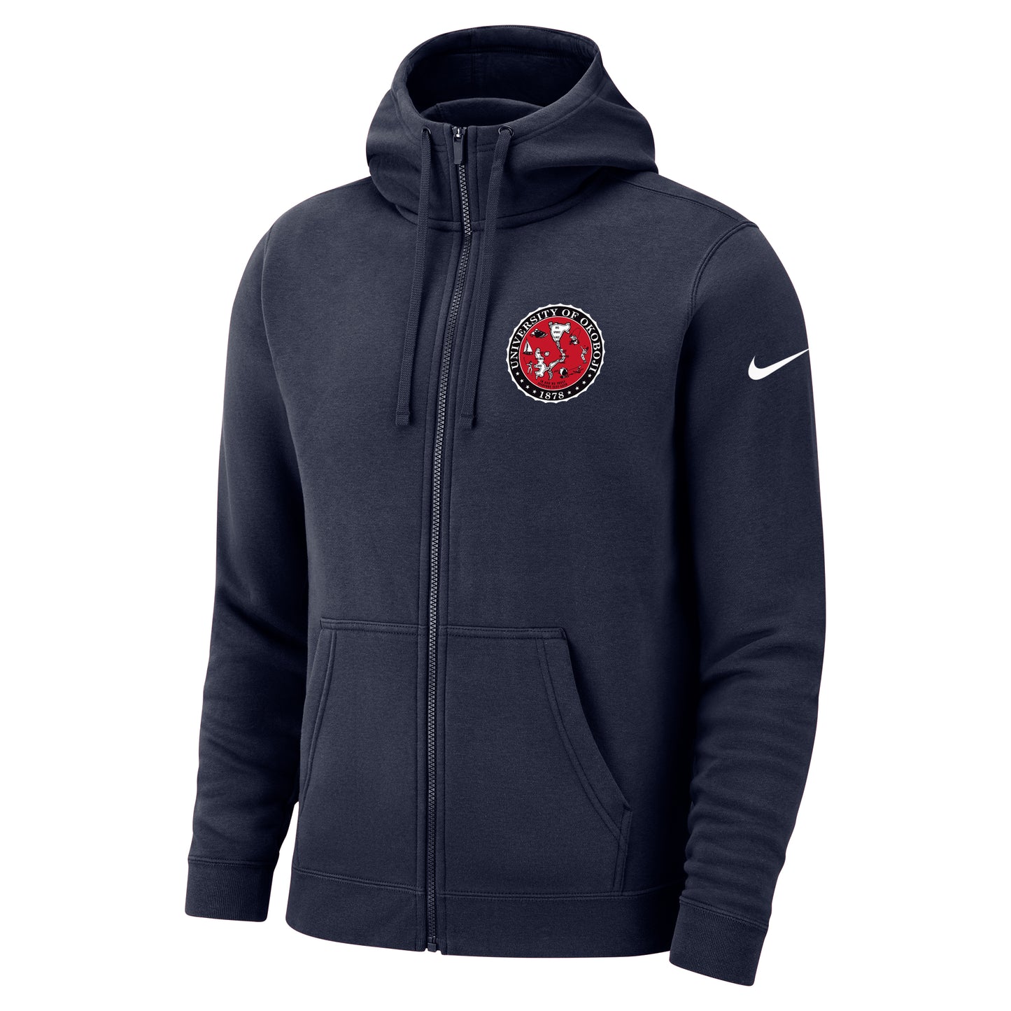 Okoboji Club Fleece FZ Hood