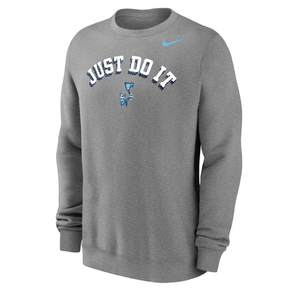 Okoboji JUST DO IT Stadium Club Fleece Crew - Grey