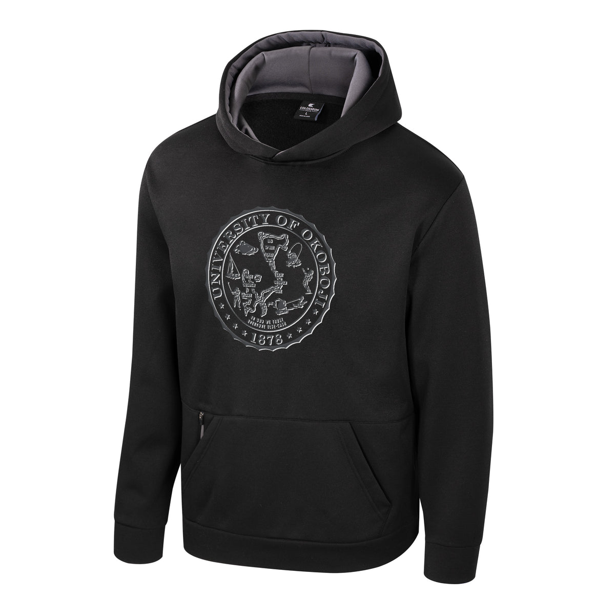 University of Okoboji Youth Blackout Hoodie - Black