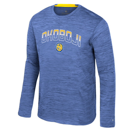 Colosseum OKOBOJI Stilgar Performance Long Sleeve Tee - Royal Blue