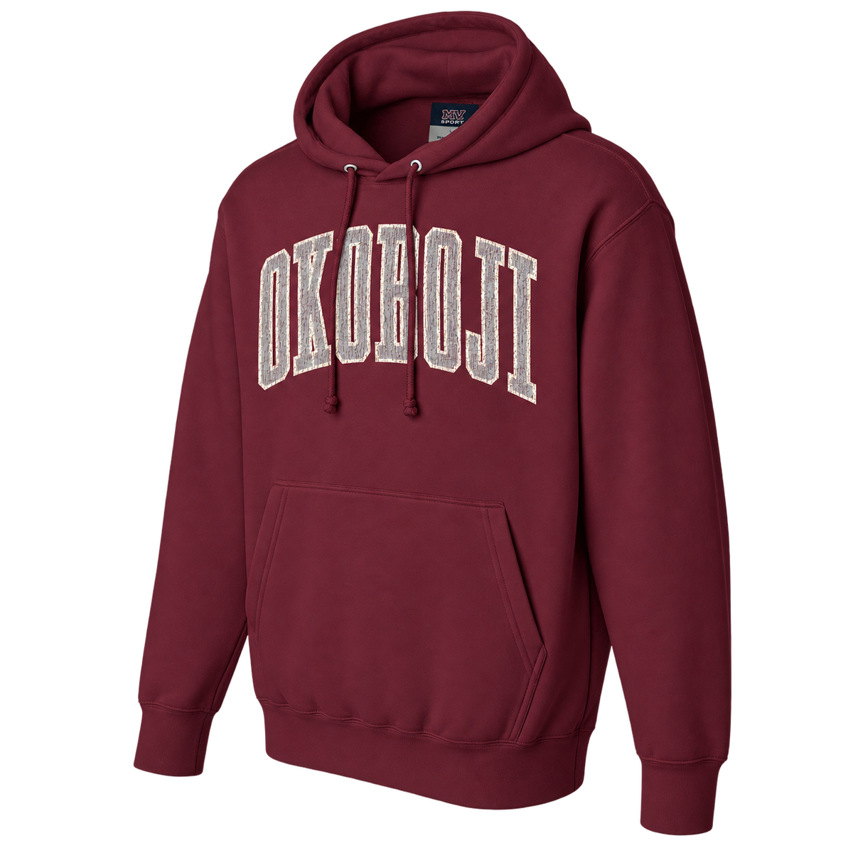 Vintage Okoboji Maroon Hood