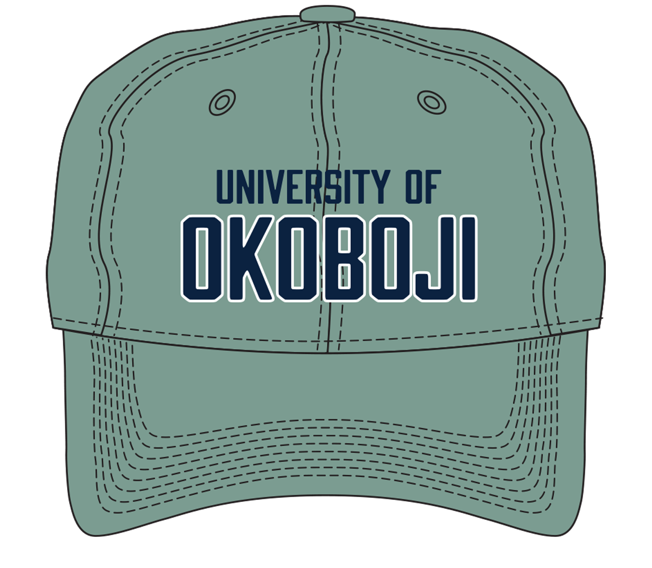 Classic Relaxed Twill Hat ( GREEN STONE )