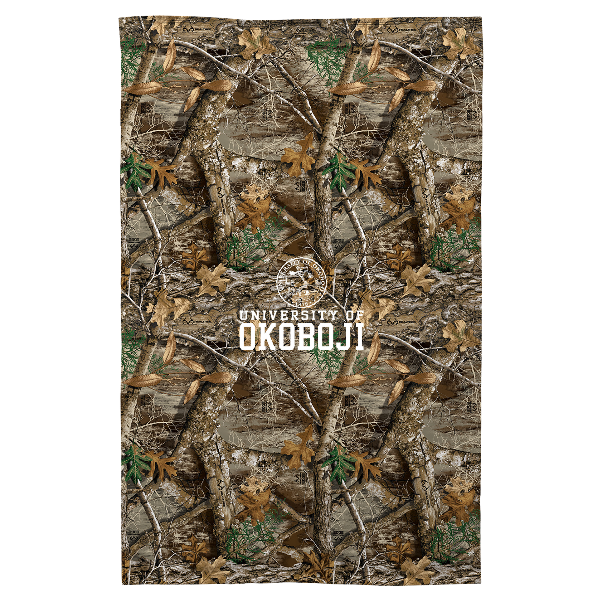 The University of Okoboji Realtree® Sweatshirt Blanket