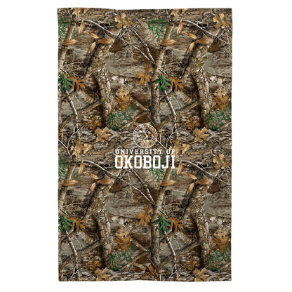 The University of Okoboji Realtree® Sweatshirt Blanket