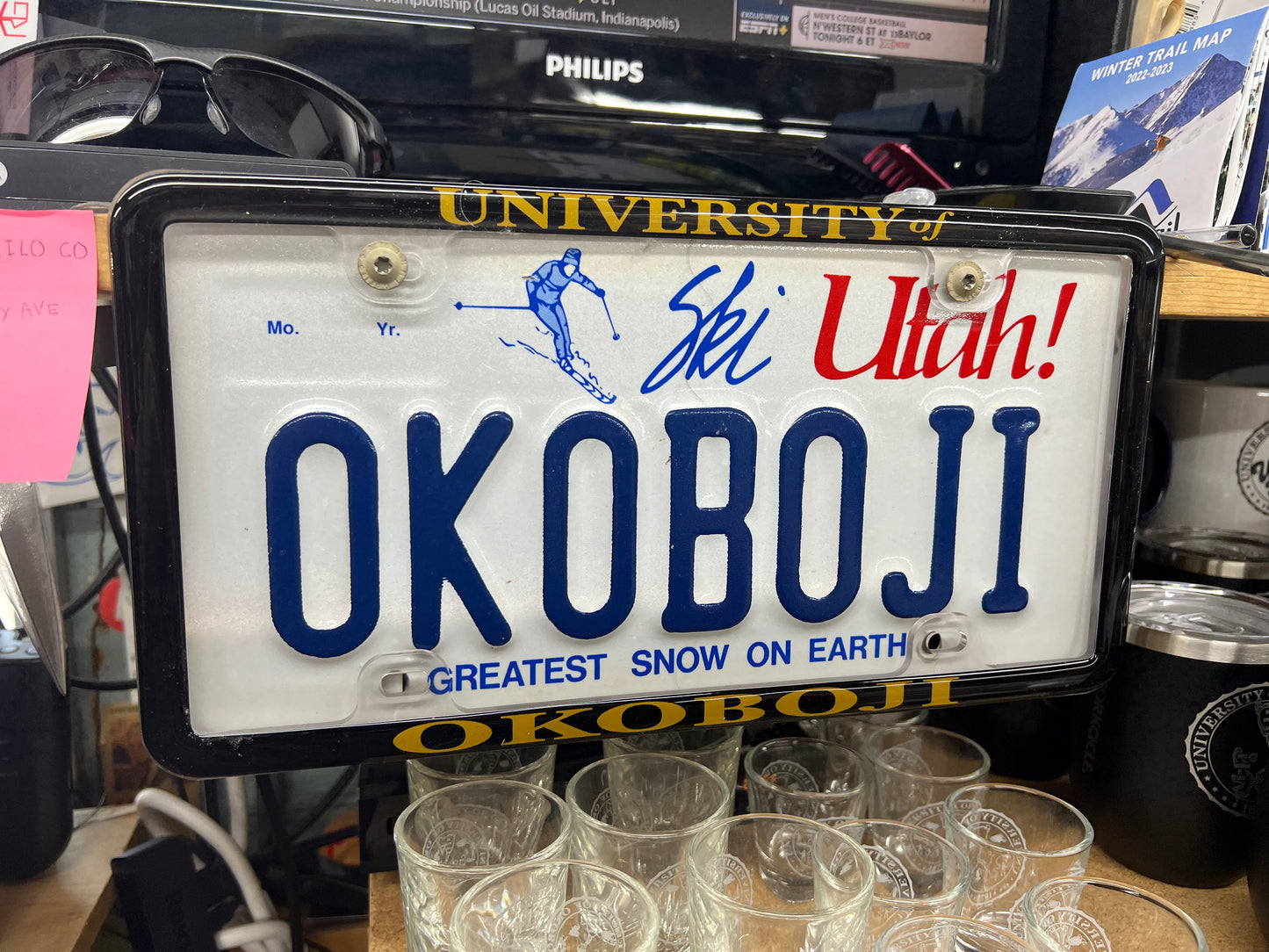 *NEW* University of Okoboji Vehicle License Plate Frame