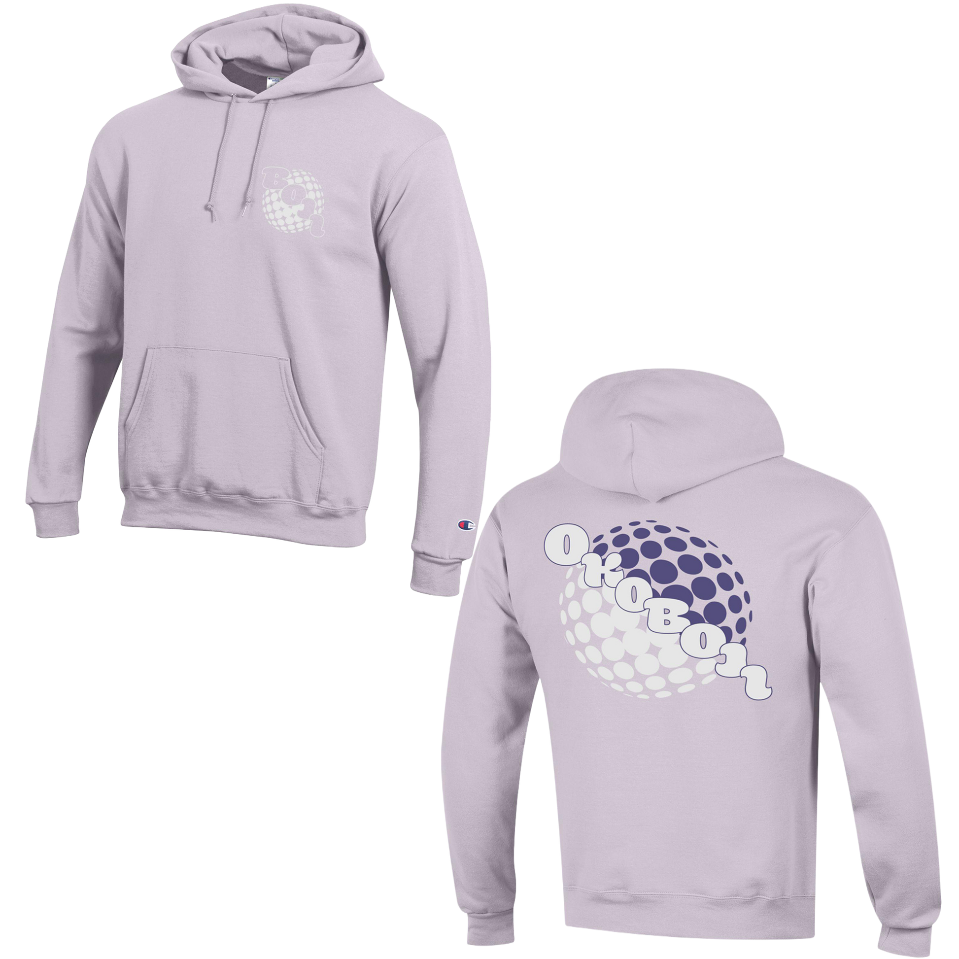 Okoboji Puff Hood - Purple