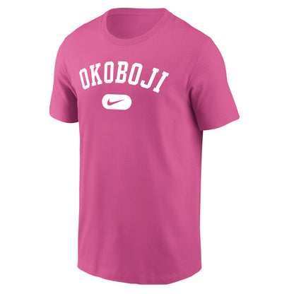 Okoboji SWOOSH Core Cotton Short Sleeve Tee - Pink