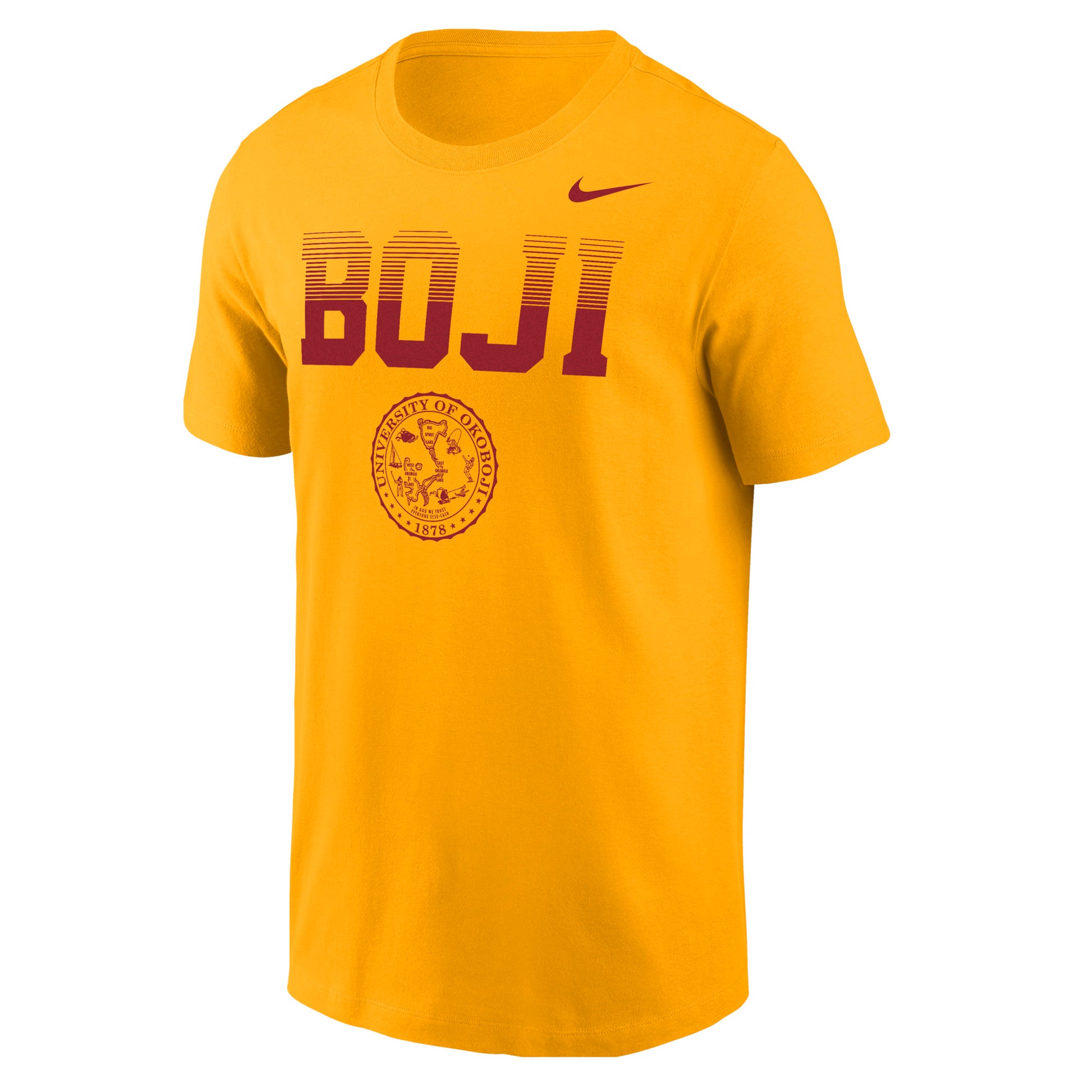 Boji CORE COTTON SHORT SLEEVE TEE - Yellow