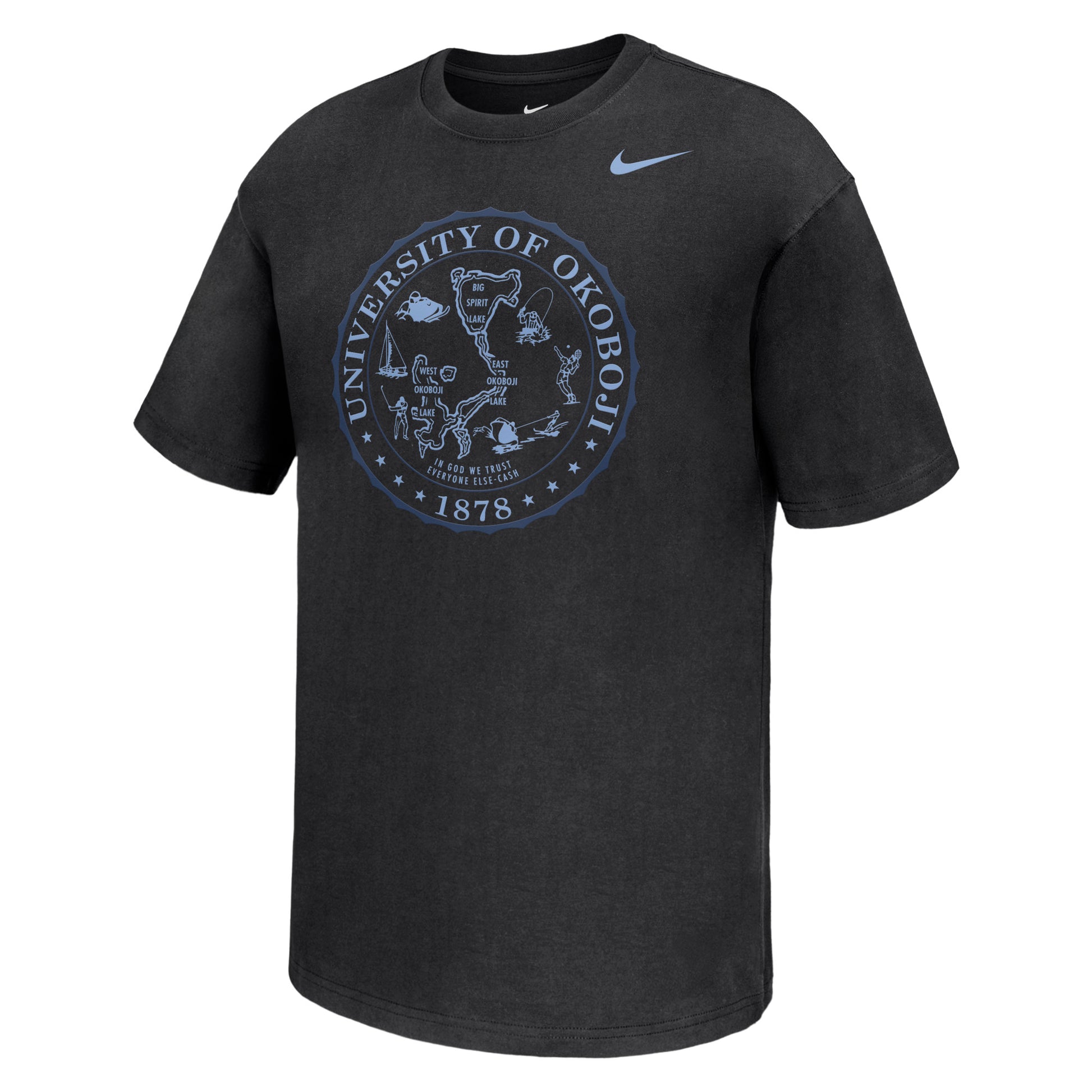 Okoboji Nike MAX 90 SHORT SLEEVE TEE - Black