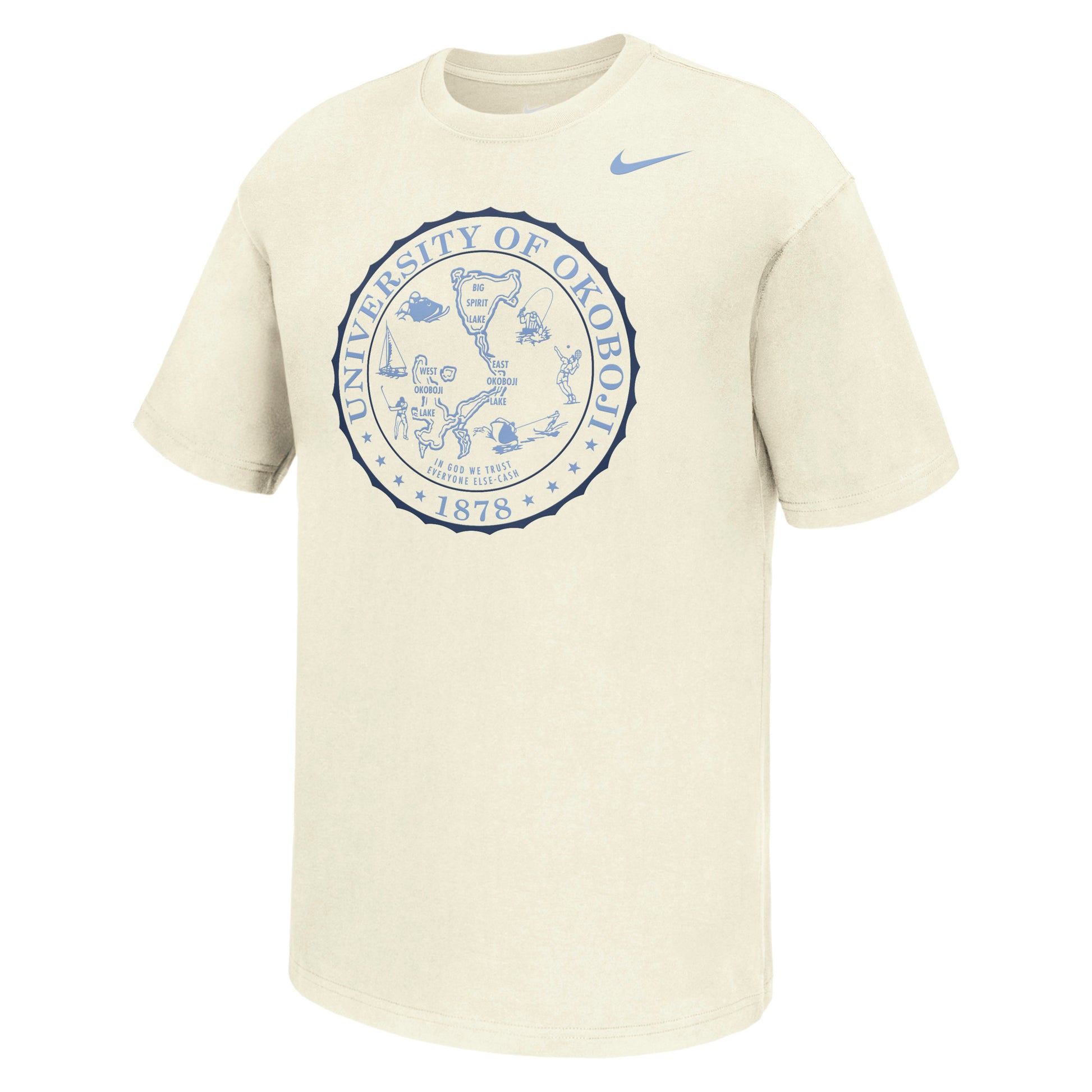 Okoboji Nike MAX 90 SHORT SLEEVE TEE - Sail White