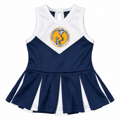 Garb University of Okoboji Toddler Cheerleader Dress - Navy & White
