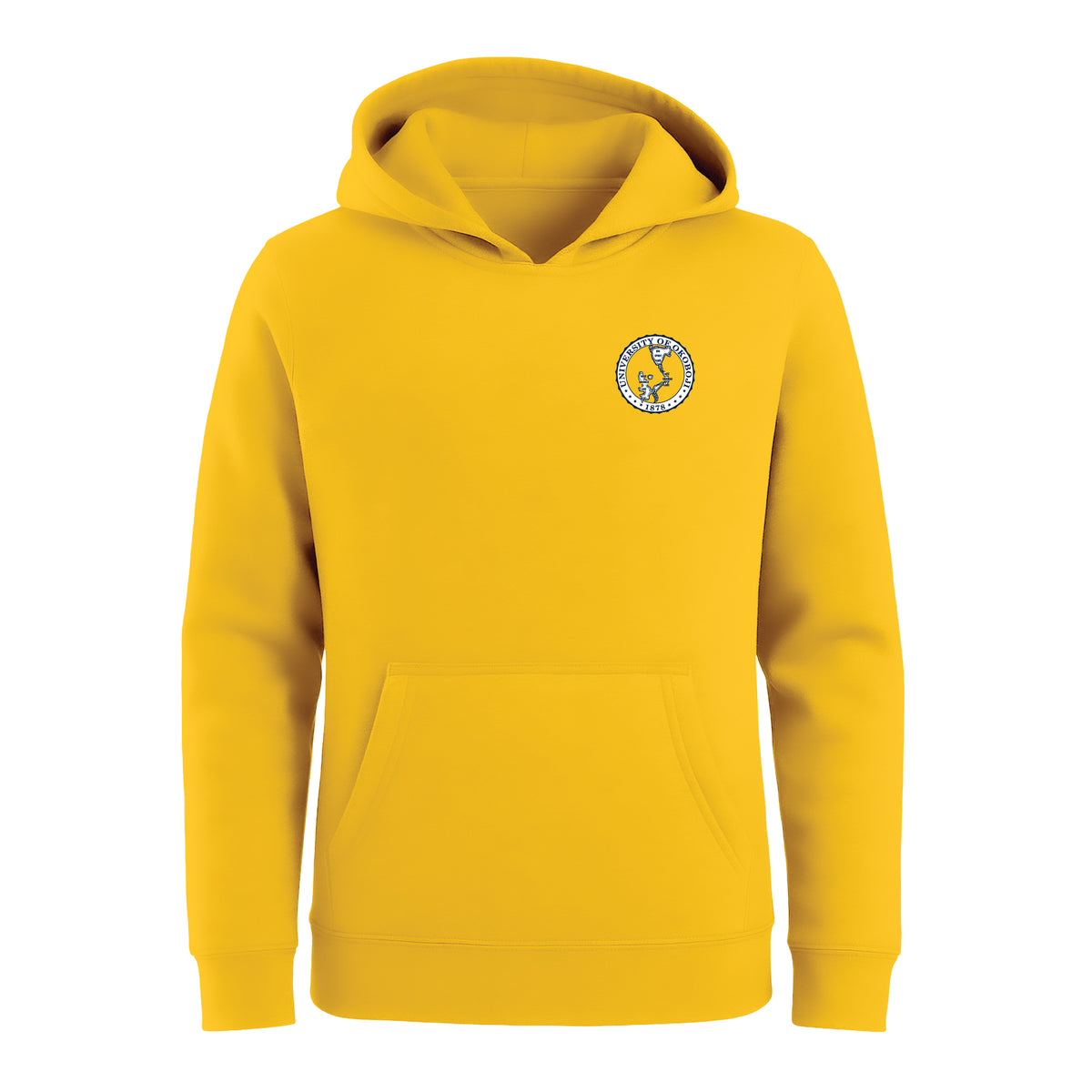 U of Okoboji Parker Crest Youth Hoodie - Gold