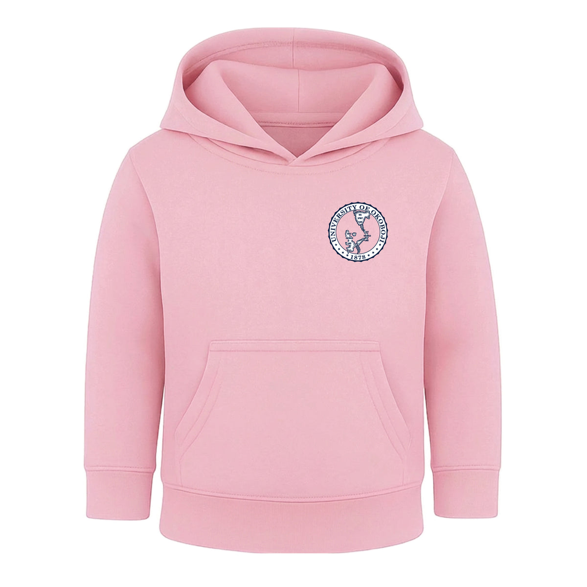 U of Okoboji Crest Toddler Hoodie - Pink