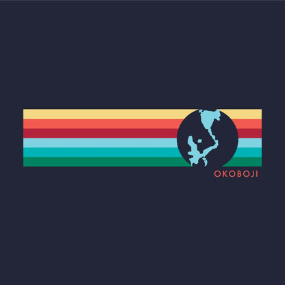 Youth University of Okoboji 7 Hoodie - Navy