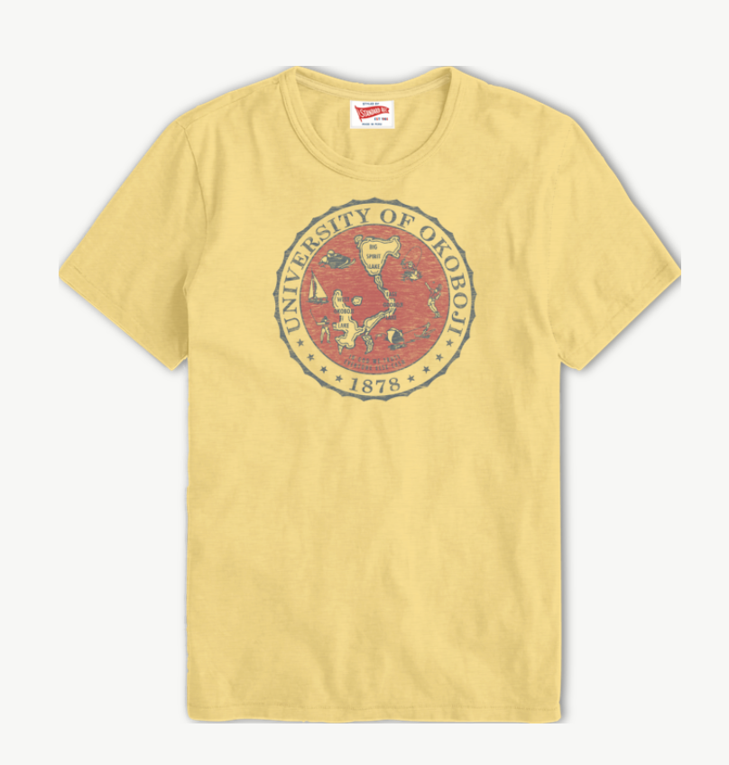 University of Okoboji Yellow Tee