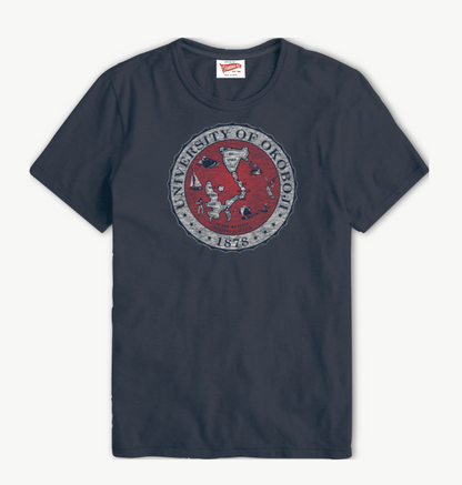University of Okoboji Navy Tee