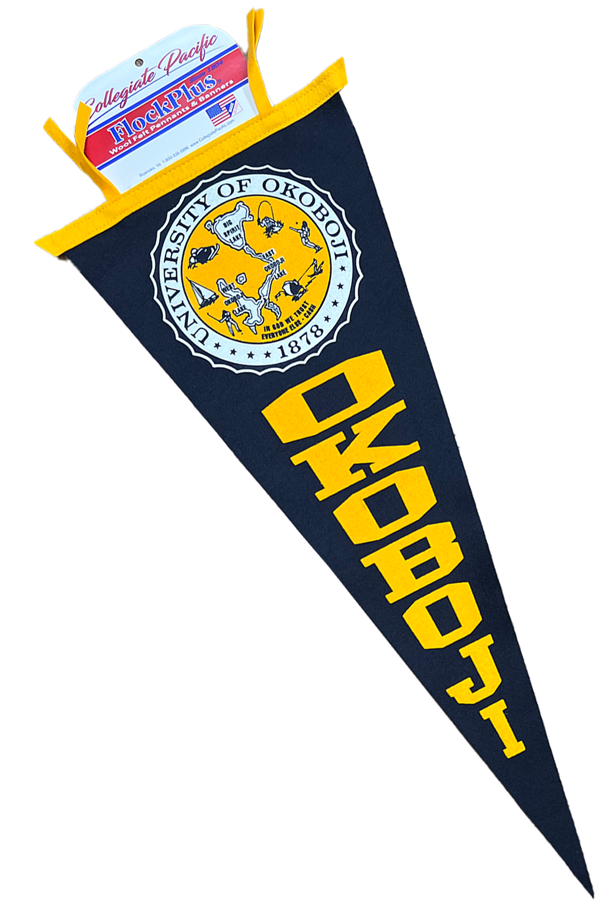University of Okoboji Vertical Pennant