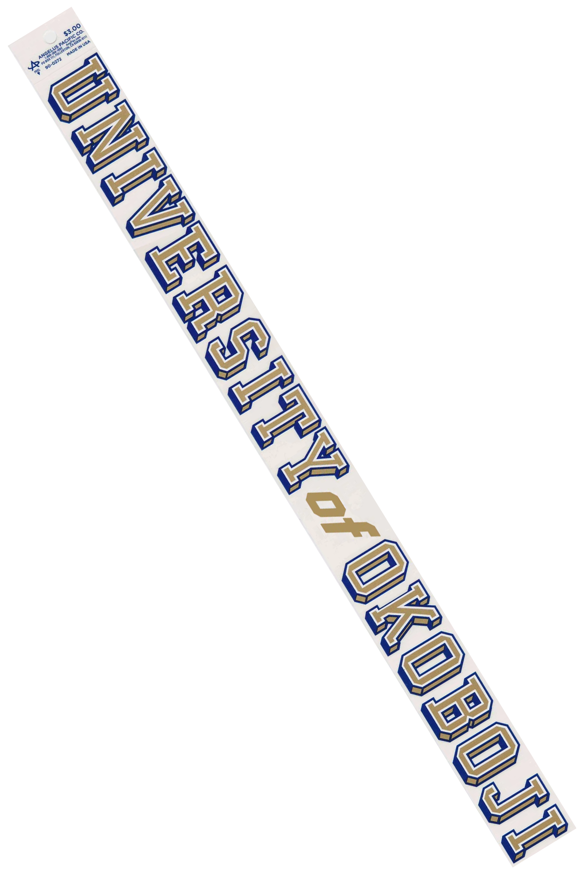 University of Okoboji Window Sticker