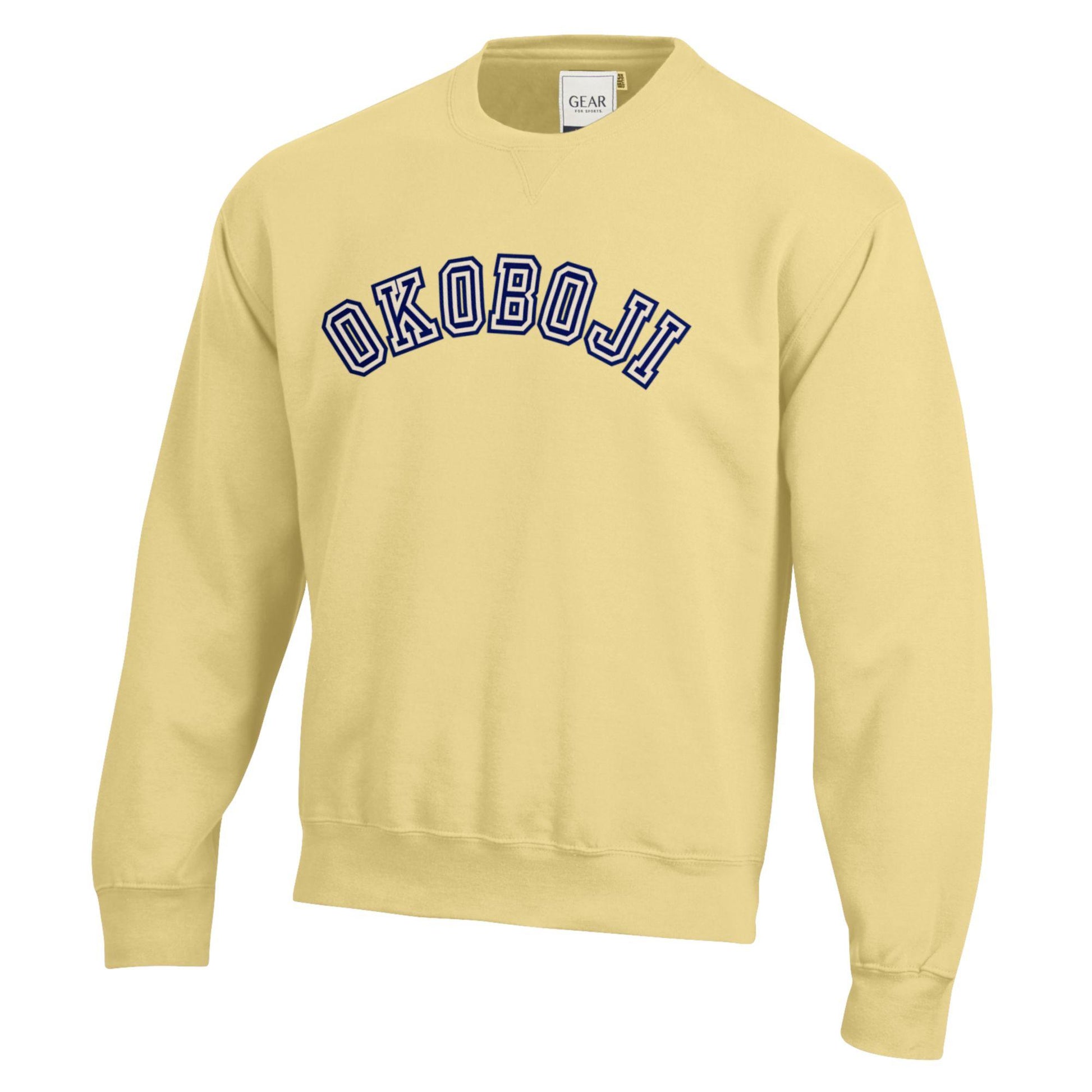 BIG Cotton Okoboji Arch Crew - Yellow