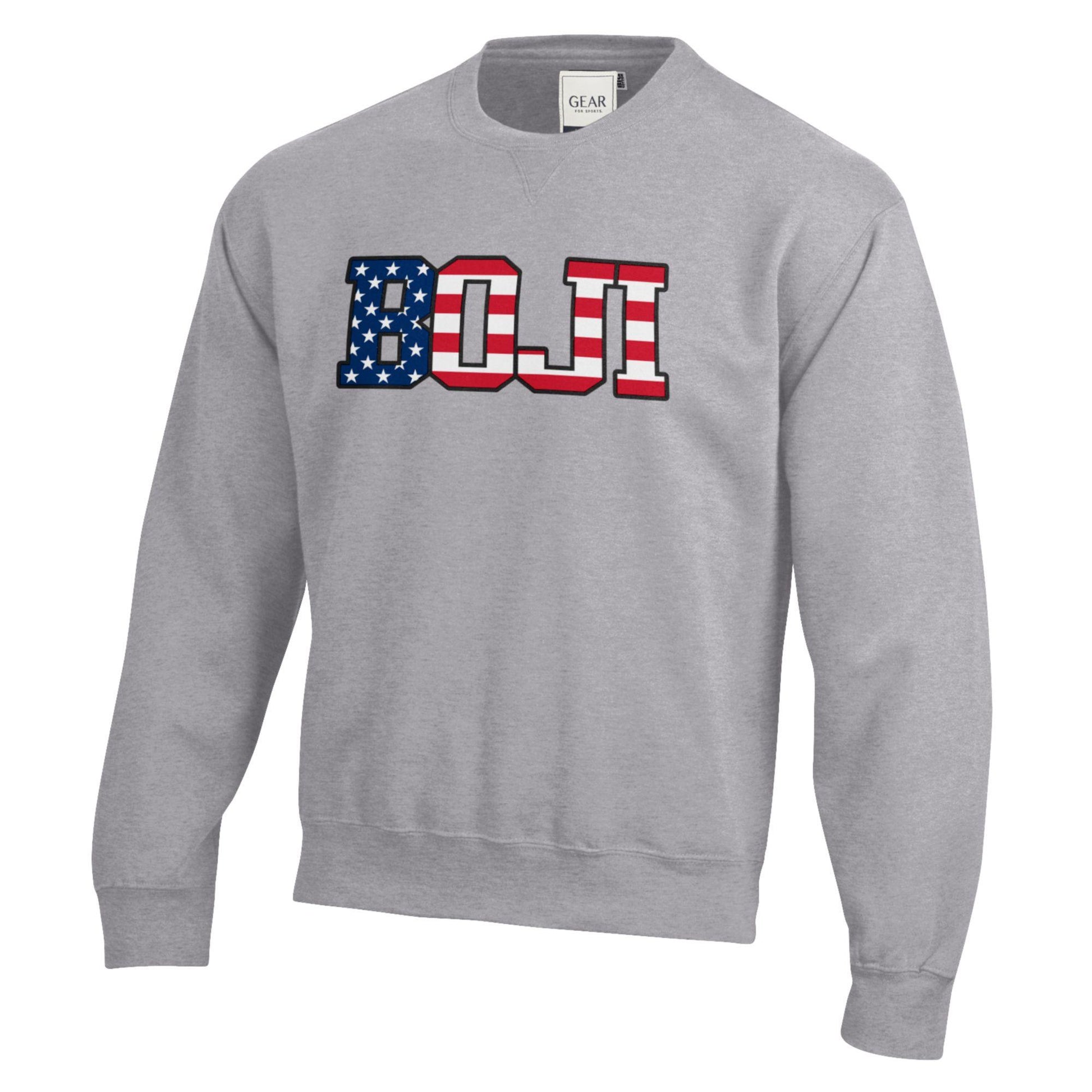 USA BOJI BIG Cotton Crew - Grey